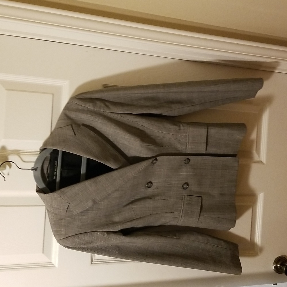 Business Casual Sandra Angelozzi grey jacket